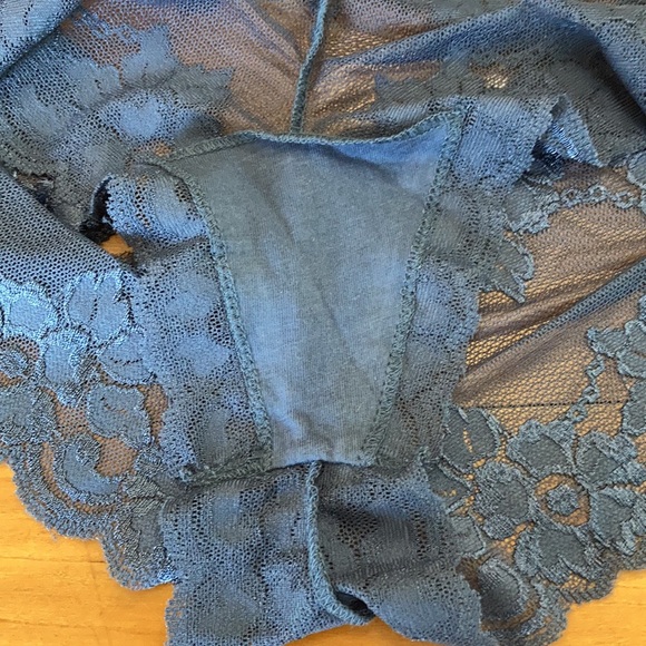 Montelle Cheeky Panty - quantity 2 - blue/cream - Picture 4 of 6